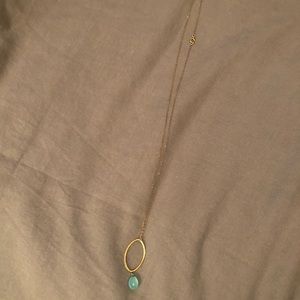 Long drop necklace